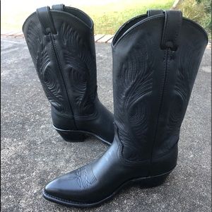 ABILENE COWHIDE COWGIRL BOOTS - POINTED TOE